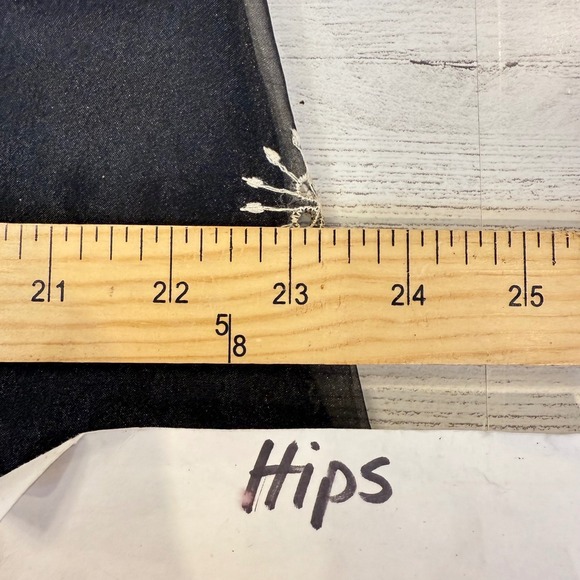 VTG Laundry Shelli segal y2k Organza Embroidered Starburst Cocktail Dress size 8 - Picture 5 of 14